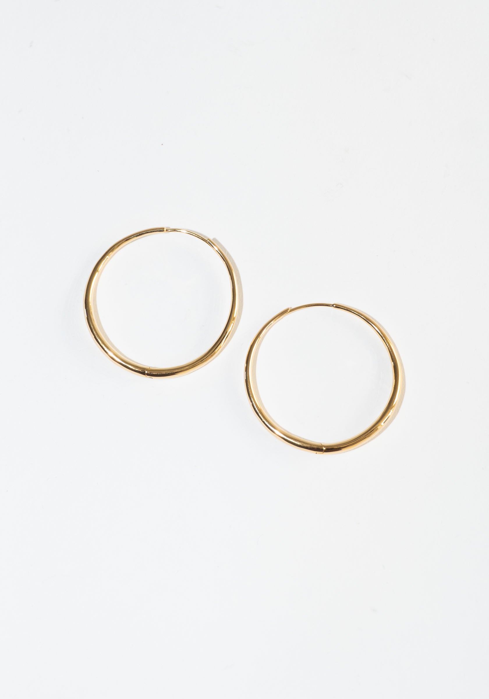 Nina Gordon Momento Large Hoops in Gold