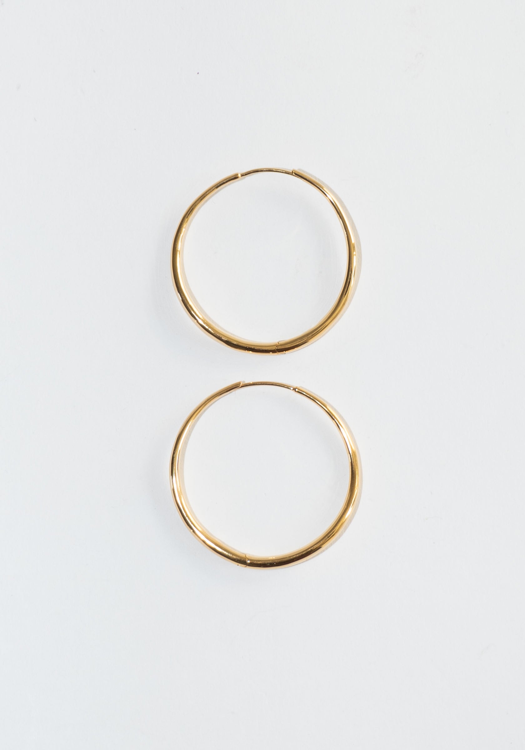 Nina Gordon Momento Large Hoops in Gold