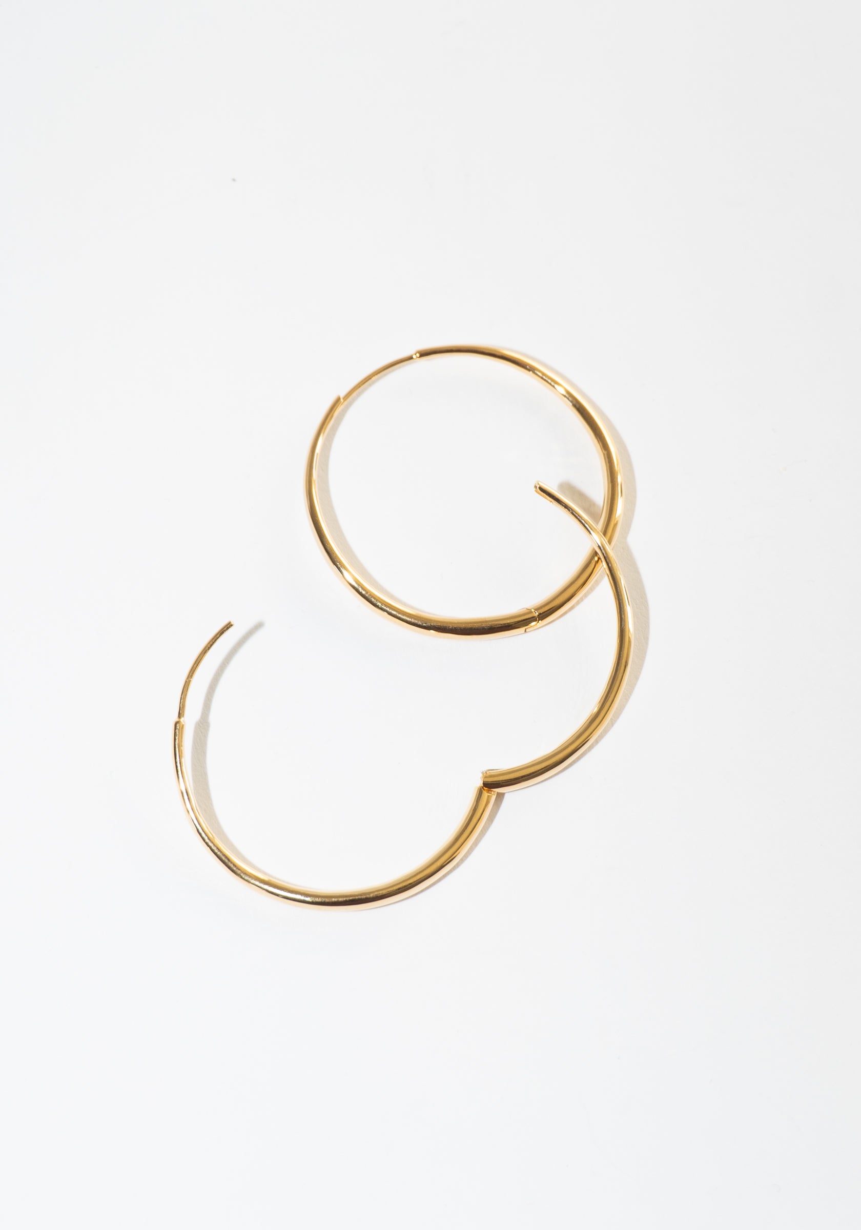 Nina Gordon Momento Large Hoops in Gold