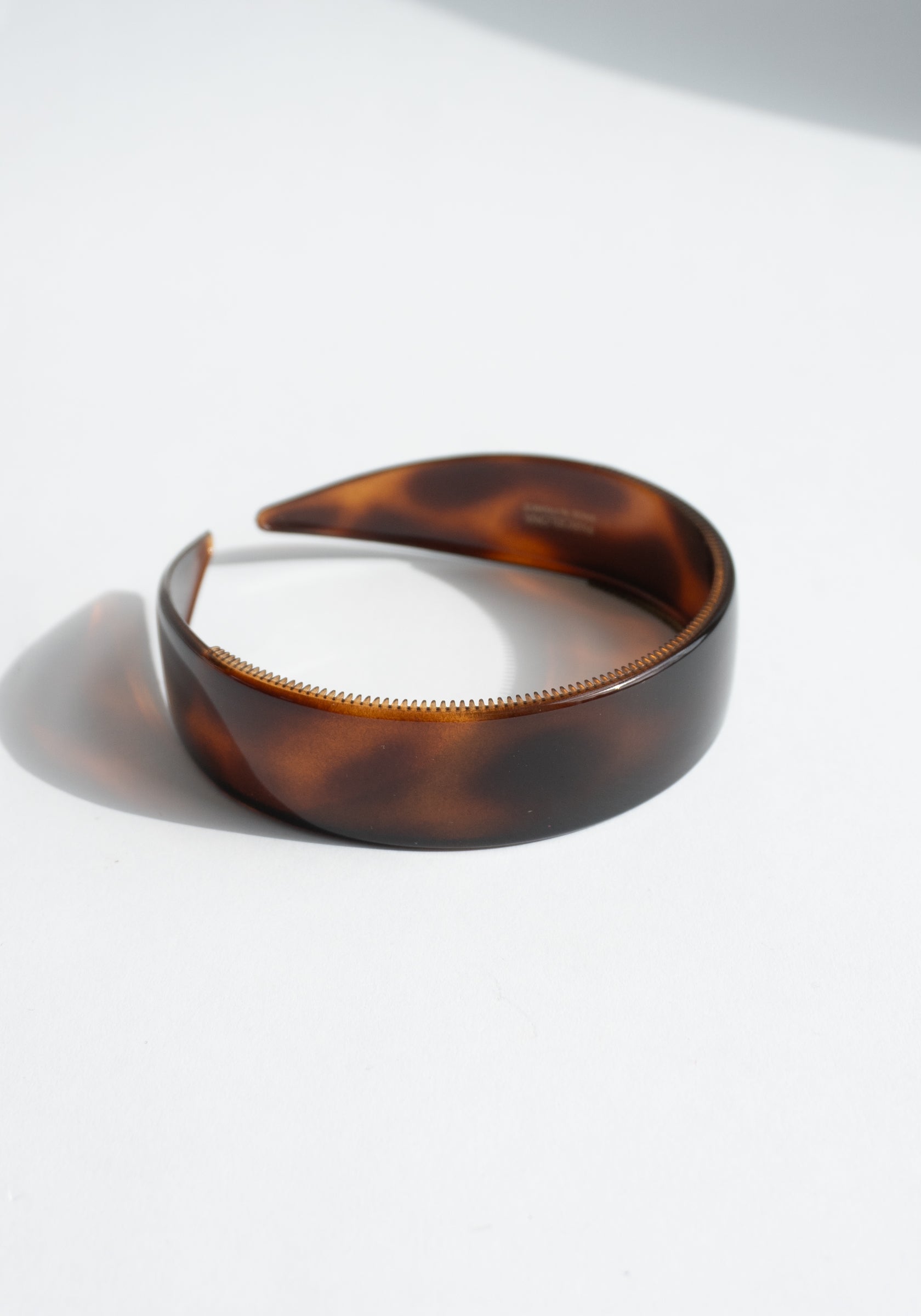 French Extra Wide Headband in Tortoise Shell