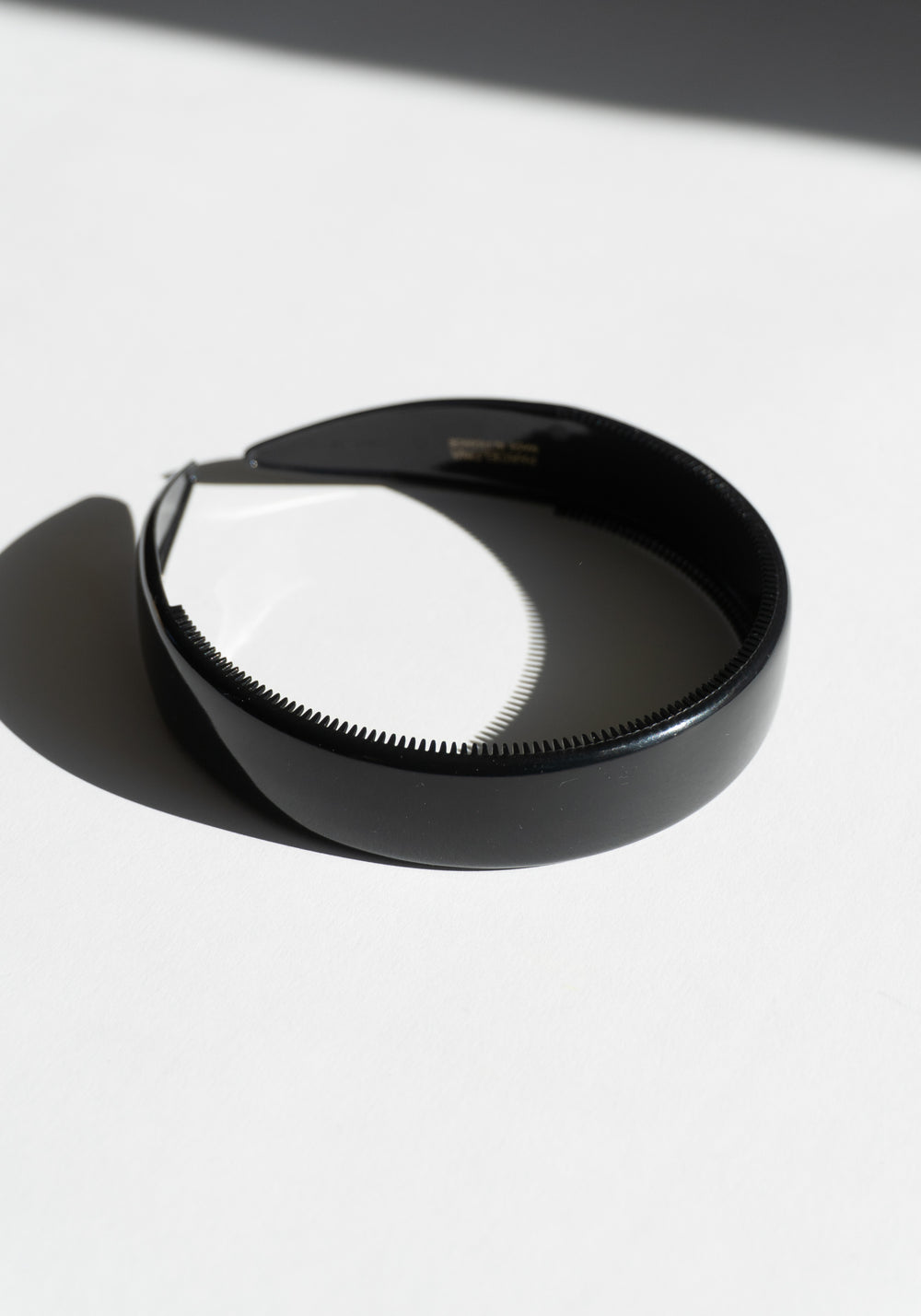 Parcelona French Extra Wide Headband in Black

