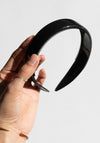 Parcelona French Extra Wide Headband in Black
