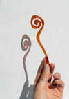 French Swirl Large Hair Pin