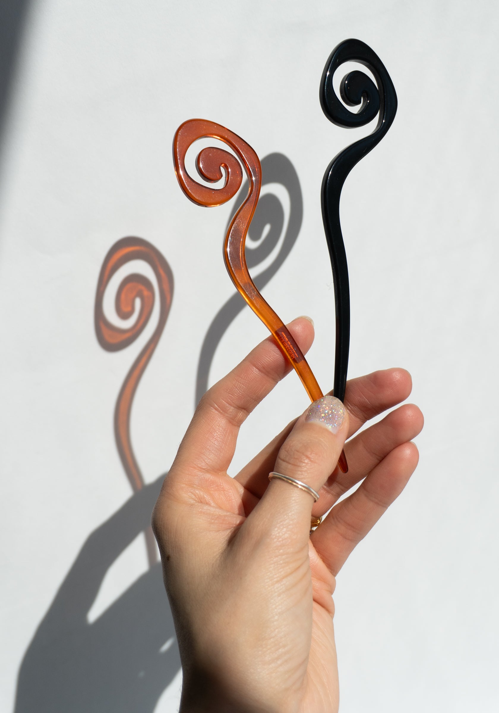 French Swirl Large Hair Pin