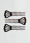 French Wavy Chignon Hair Pin Set of 3