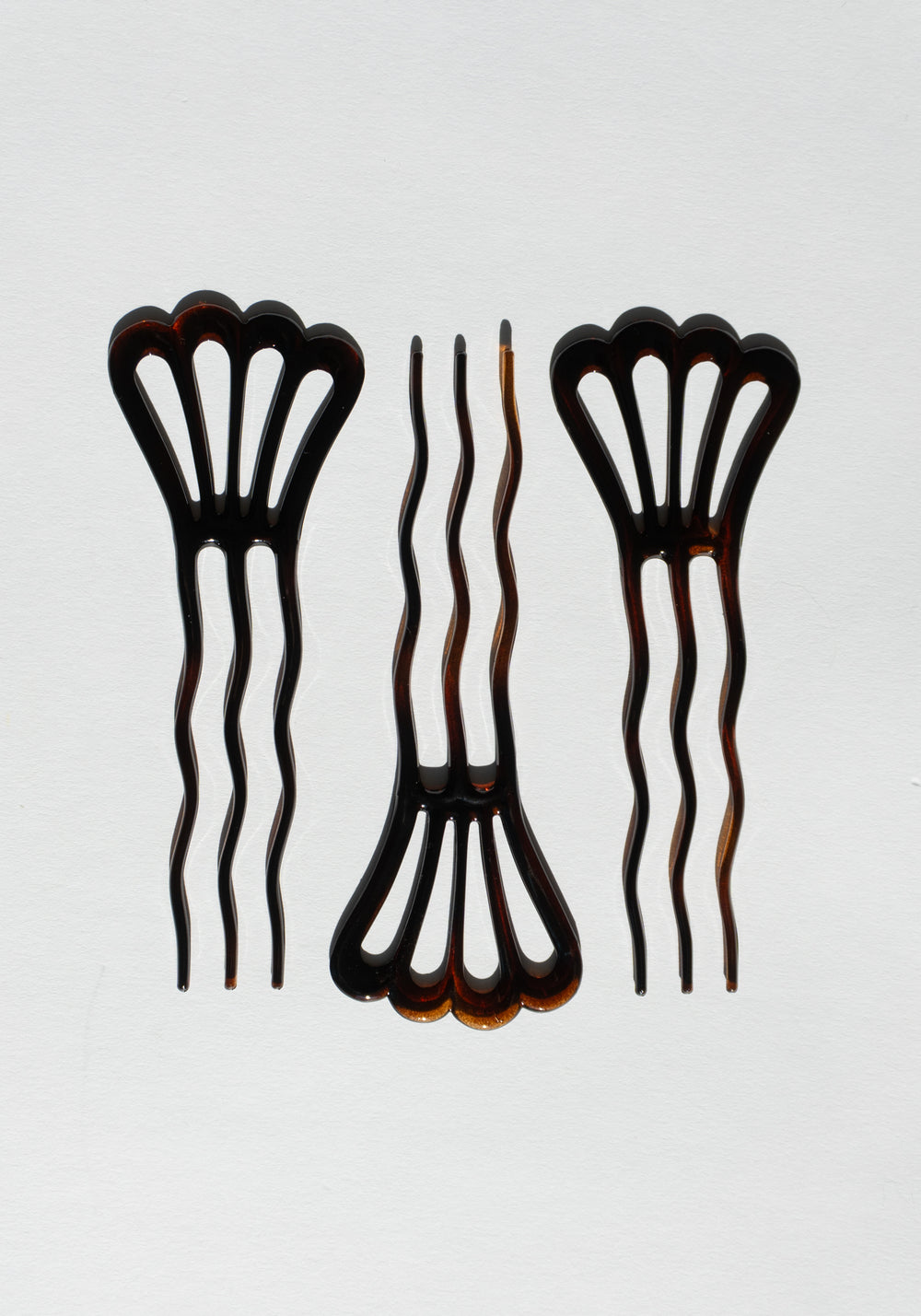 French Wavy Chignon Hair Pin Set of 3