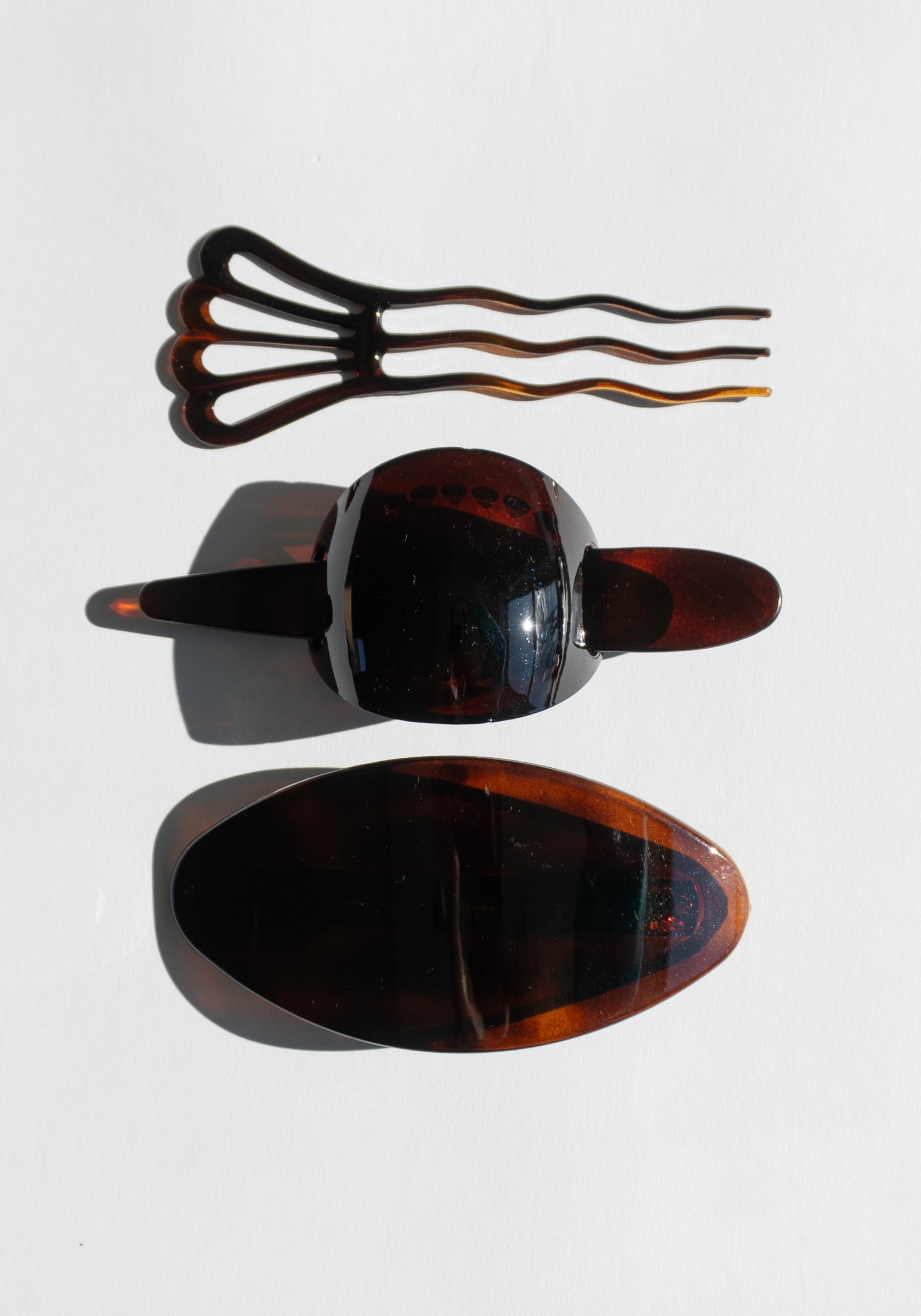 French Wavy Chignon Hair Pin Set of 3