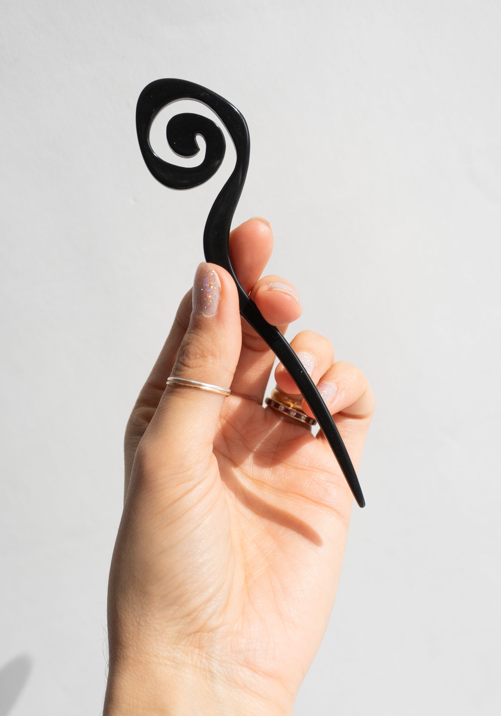 French Swirl Large Hair Pin