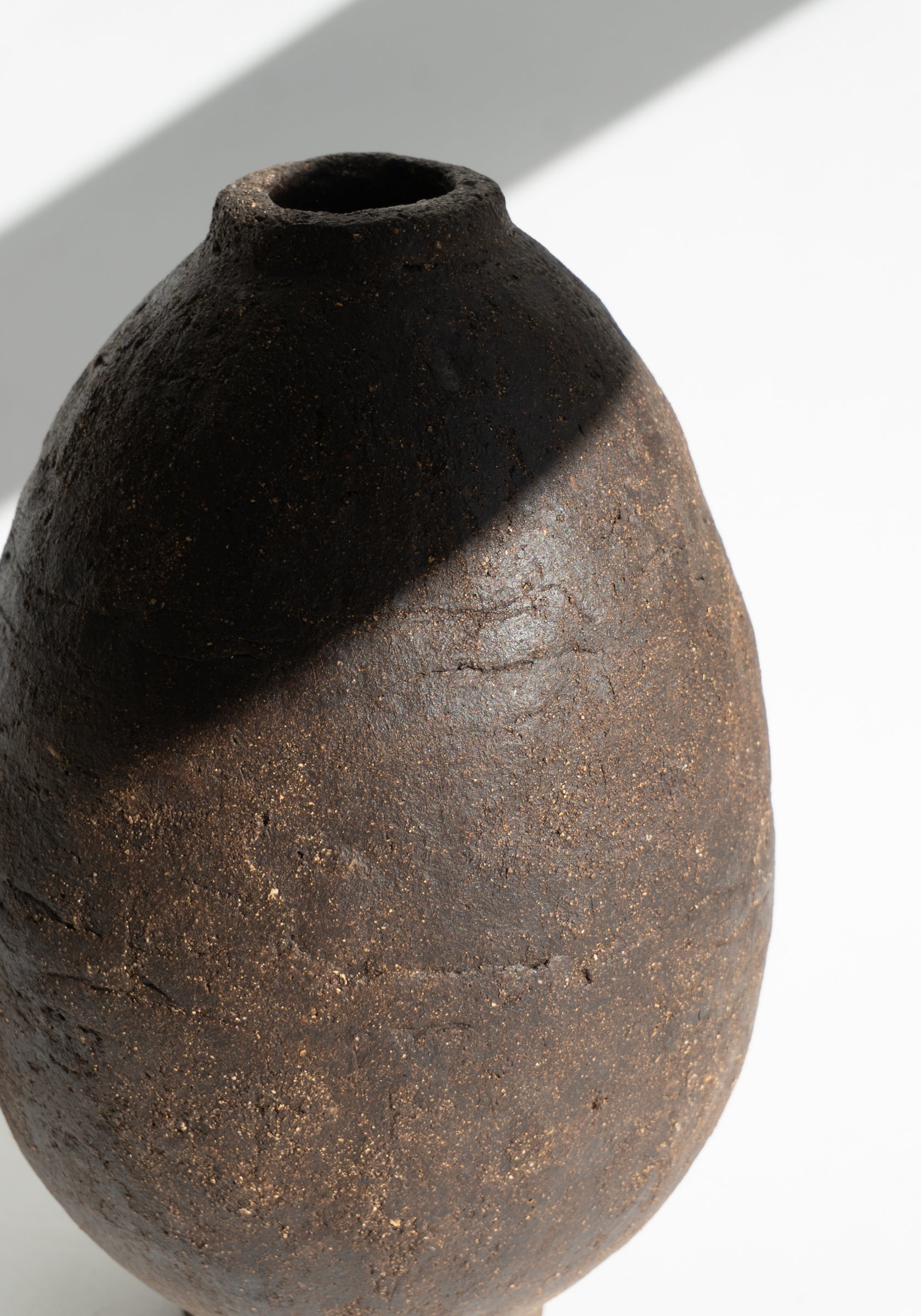 Black Mountain Seed Vessel in Black