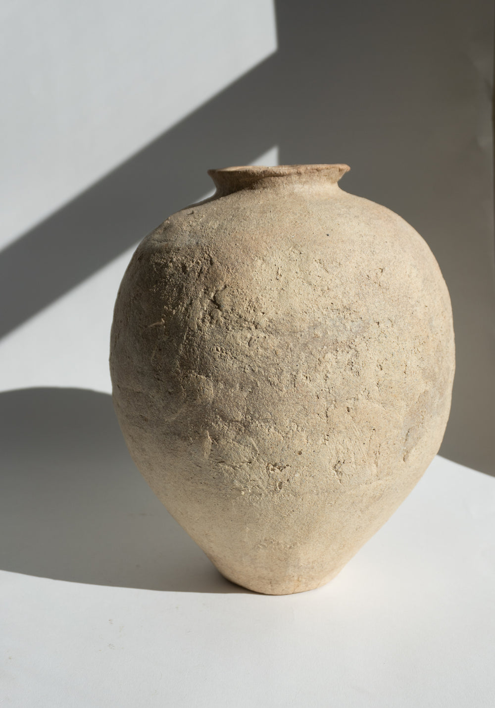 Textured Amphora Vessel in Natural