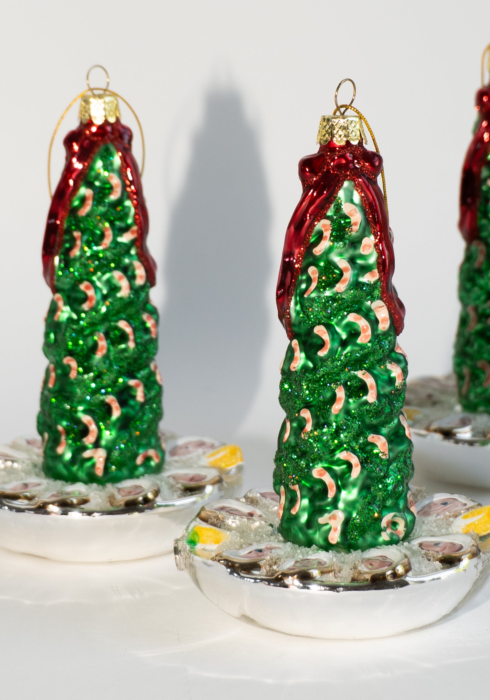 Retro Shrimp Cocktail Party Tree Ornament