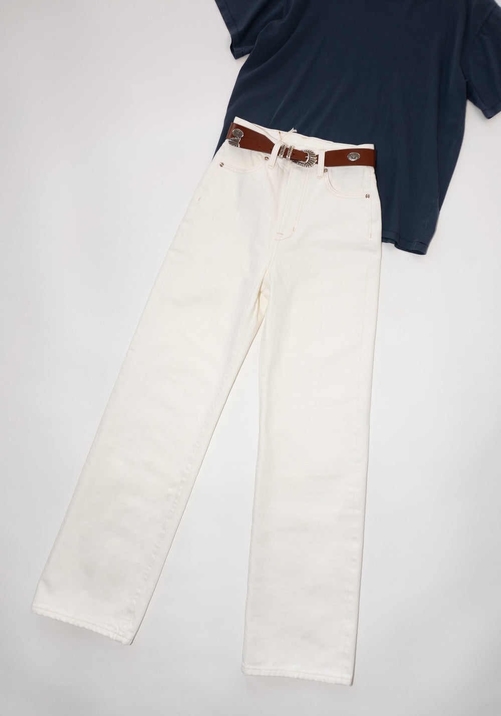Quinn Selvedge Jean in White