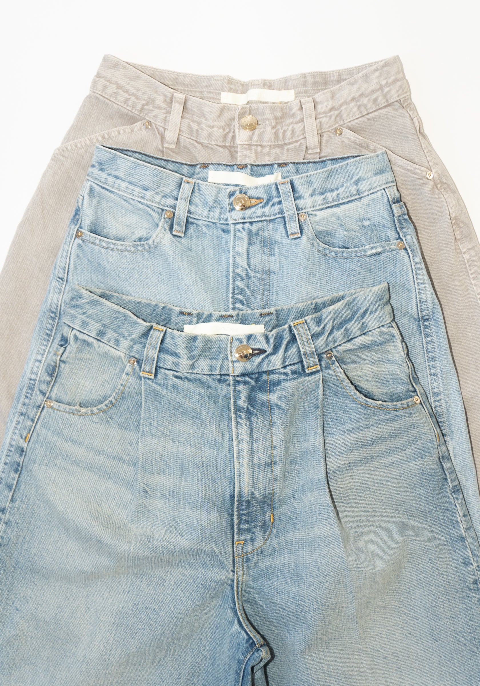 RÙADH Baggy Nola Shorts in Ainslie Wash