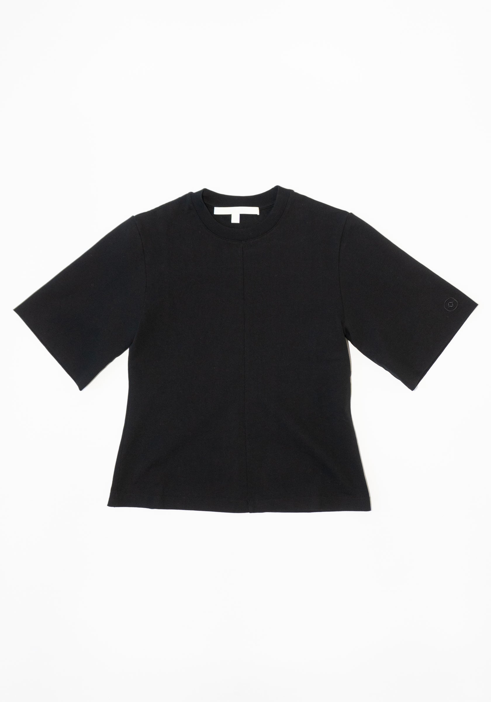 RÙADH Isla Fitted Tee in Black