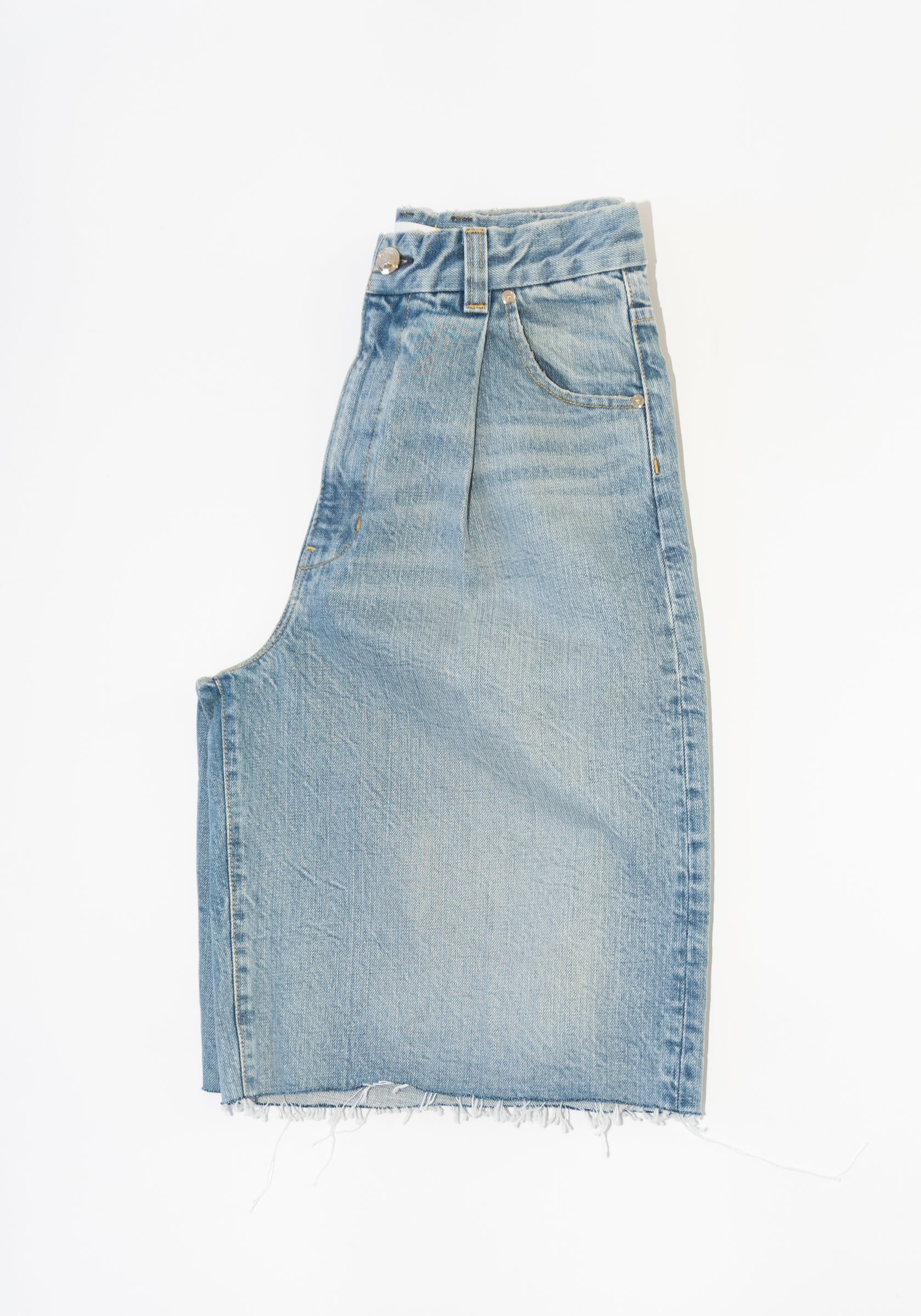 RÙADH Baggy Nola Shorts in Ainslie Wash