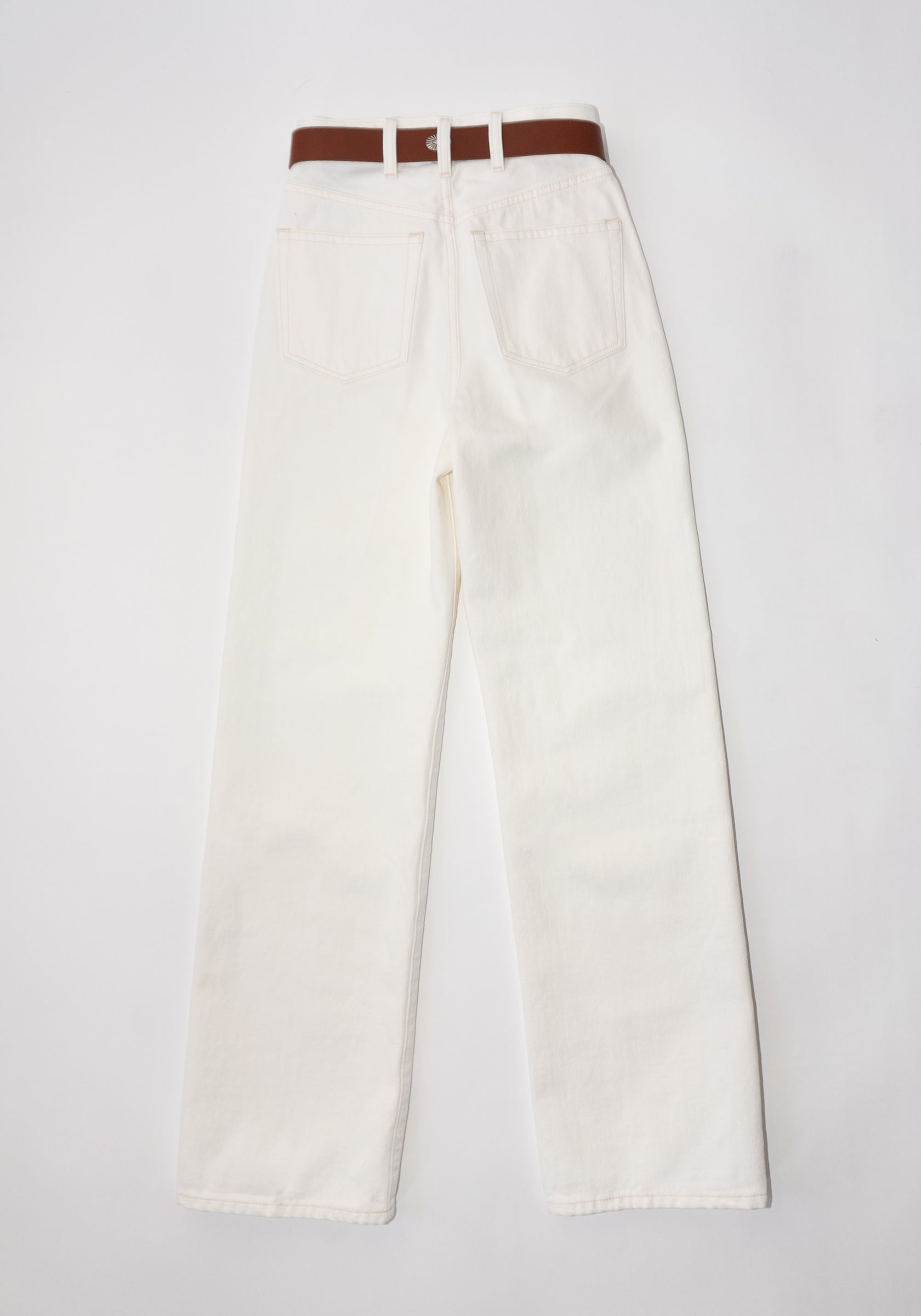 Quinn Selvedge Jean in White