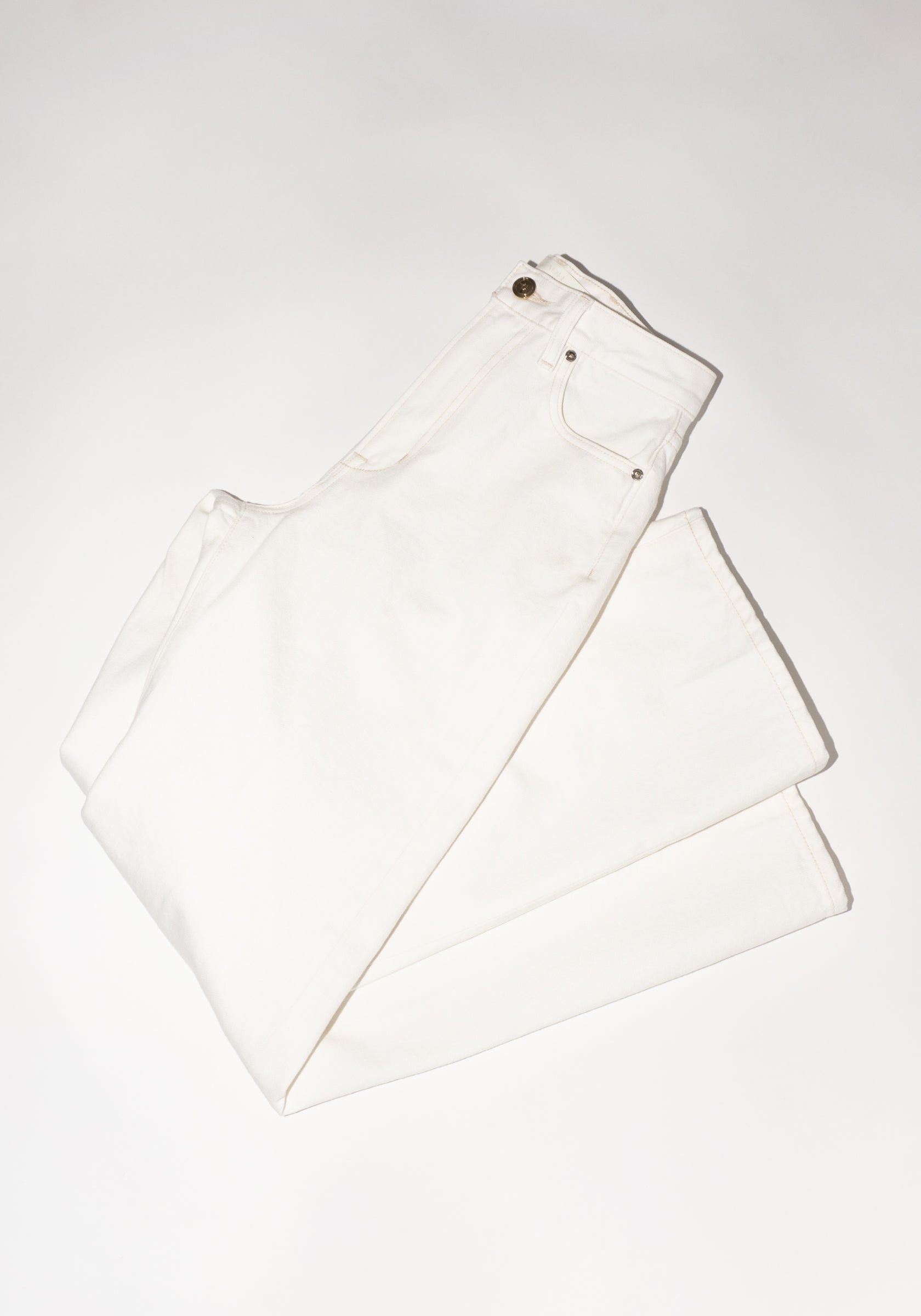 Quinn Selvedge Jean in White