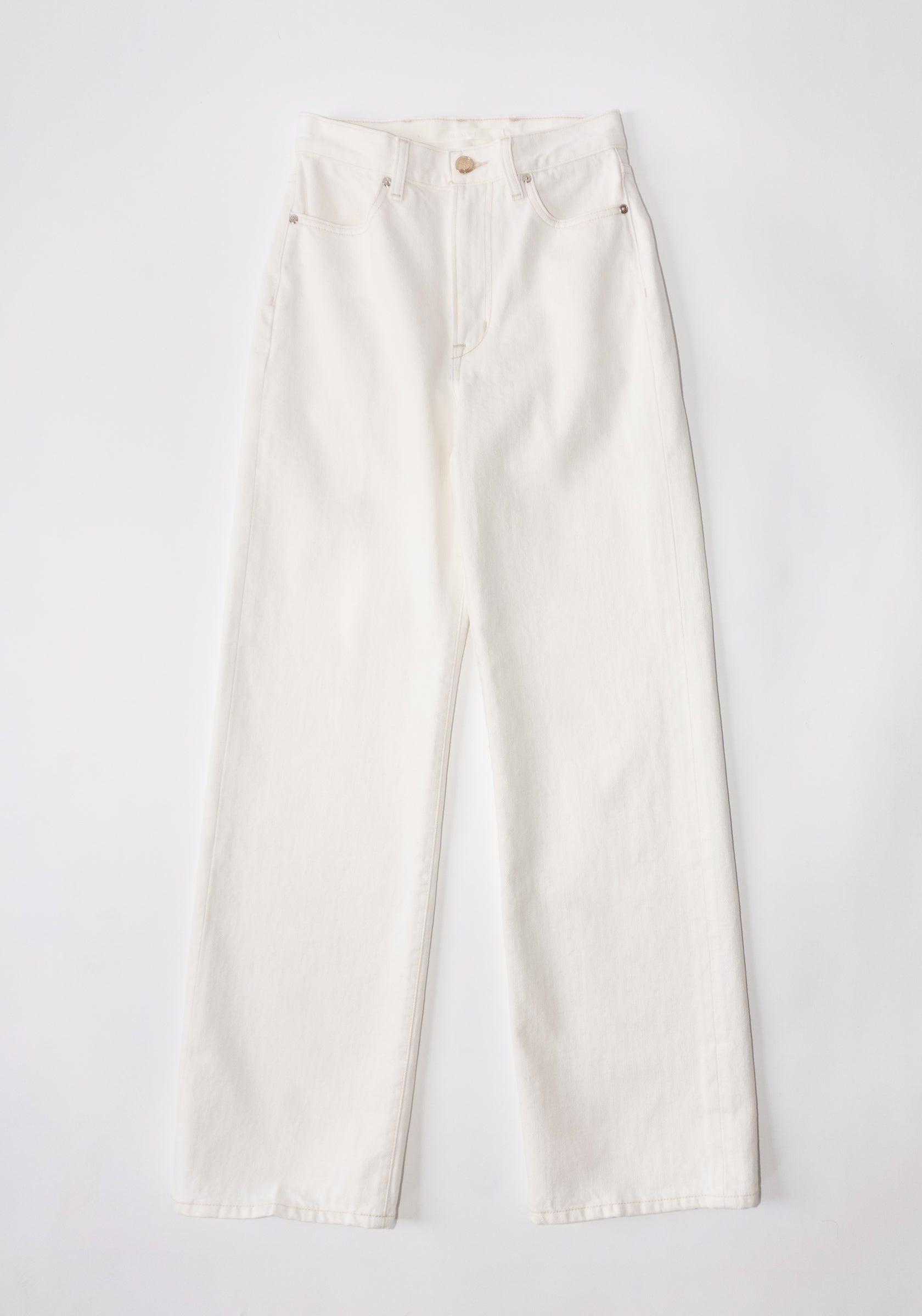 Quinn Selvedge Jean in White