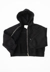 Ruadh Scott Zip Hoodie in Black