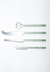 4 Piece Bistrot Vintage Apertif Set in Asparagus