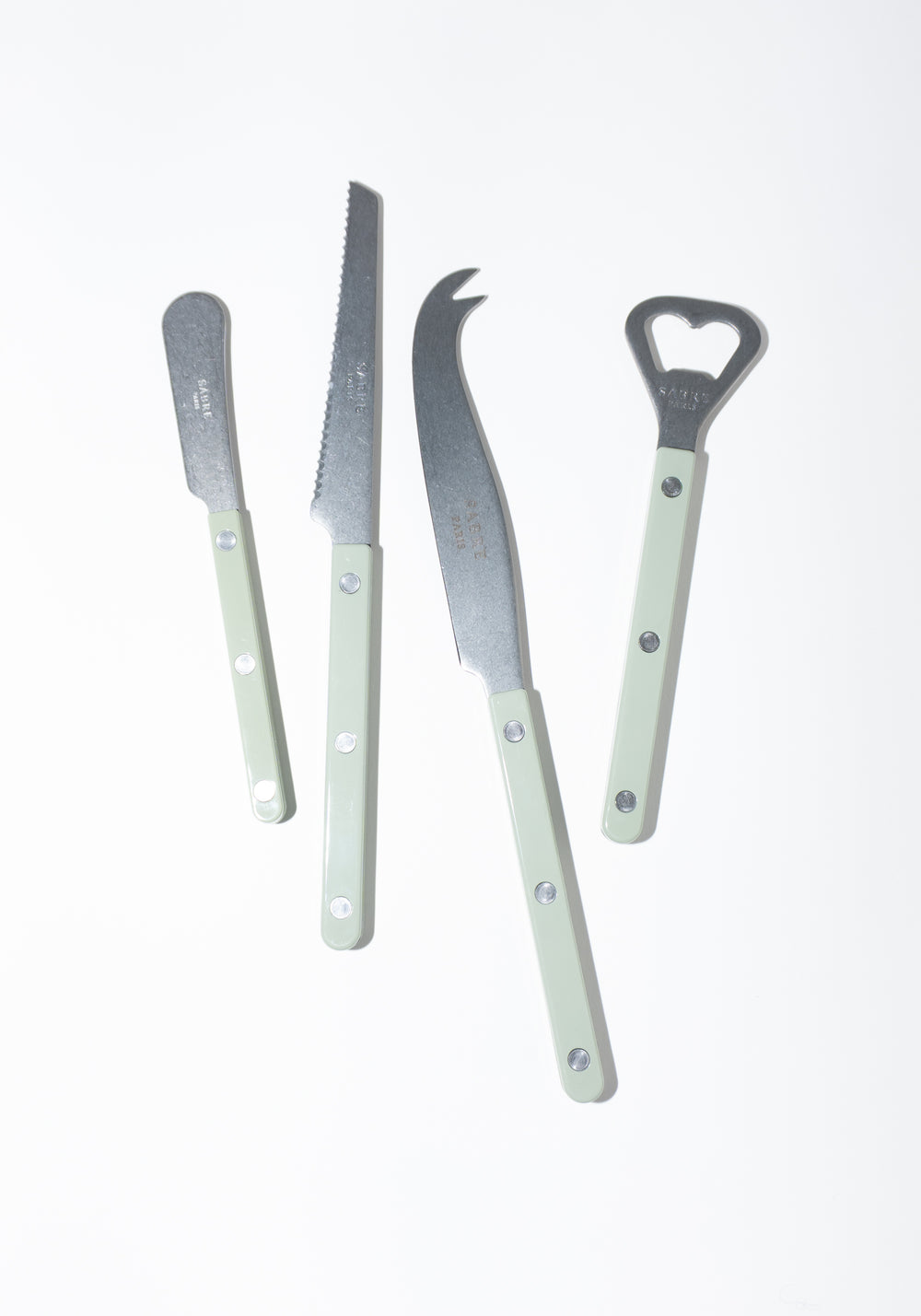 4 Piece Bistrot Vintage Apertif Set in Asparagus