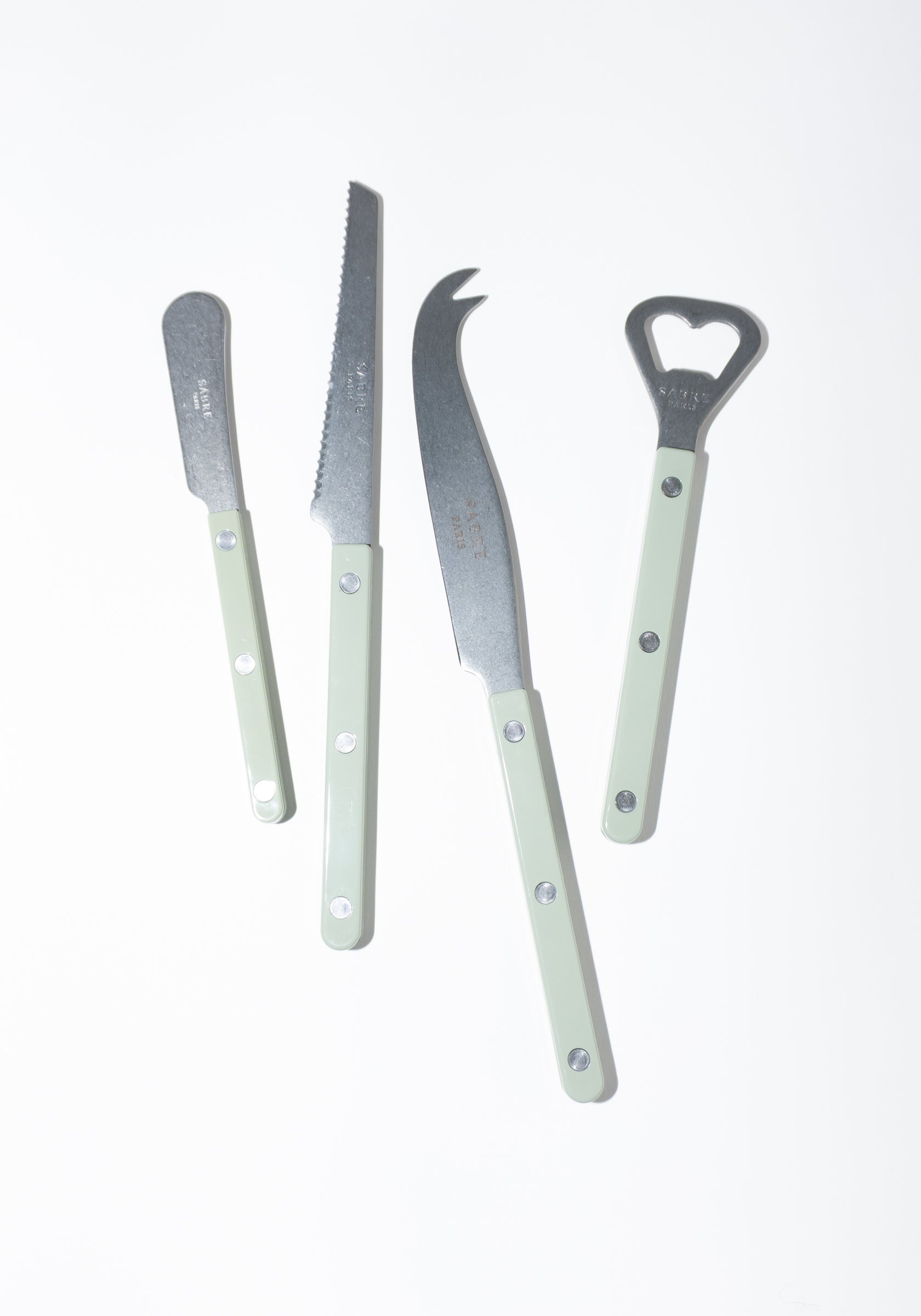 4 Piece Bistrot Vintage Apertif Set in Asparagus