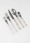5 Piece Cutlery Set in Bistrot Vintage Pearl