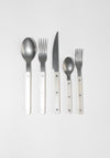 5 Piece Cutlery Set in Bistrot Vintage Pearl