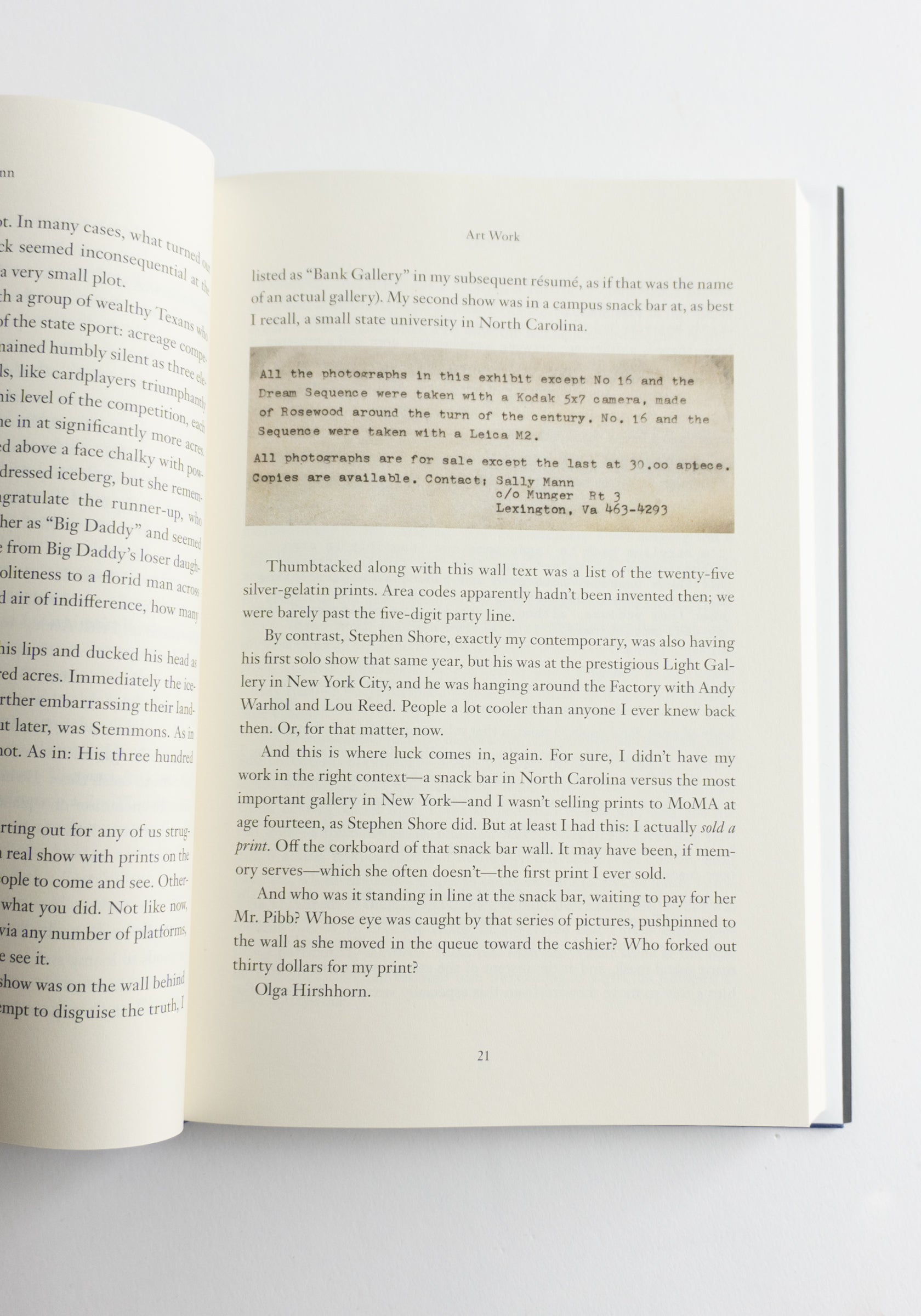 Art Work: Sally Mann