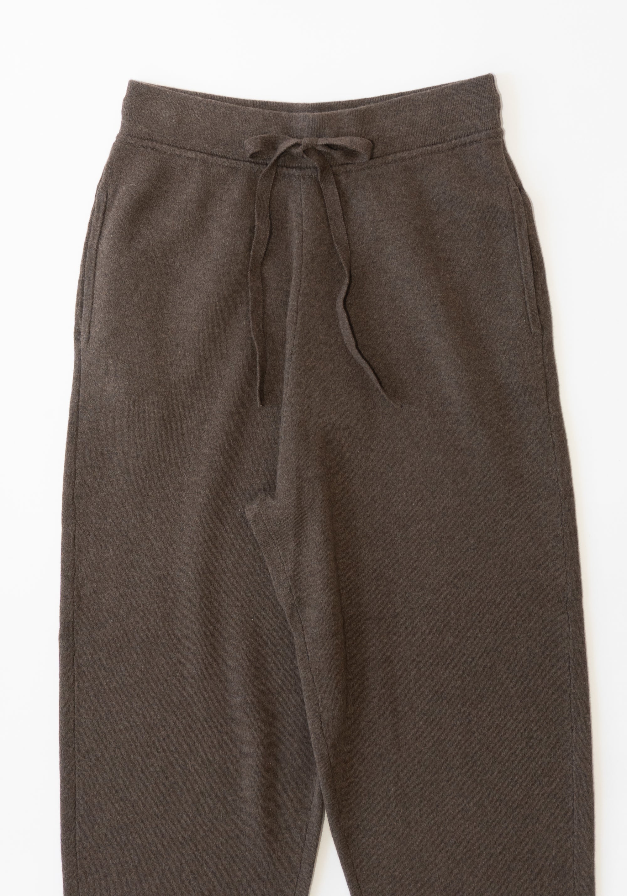 Knit Sweatpants in Brownie
