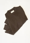 Knit Sweatshirt in Brownie