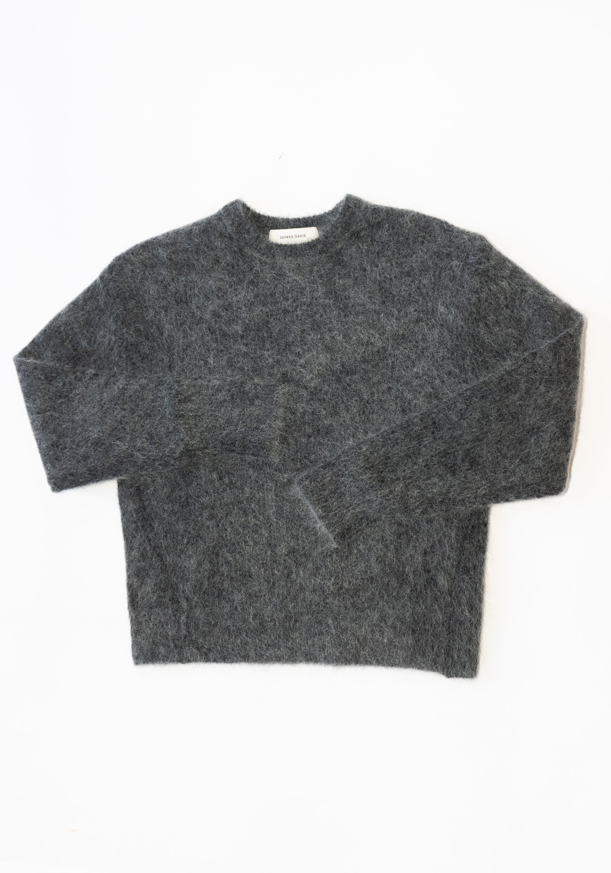 Mohair Pullover in Charcoal