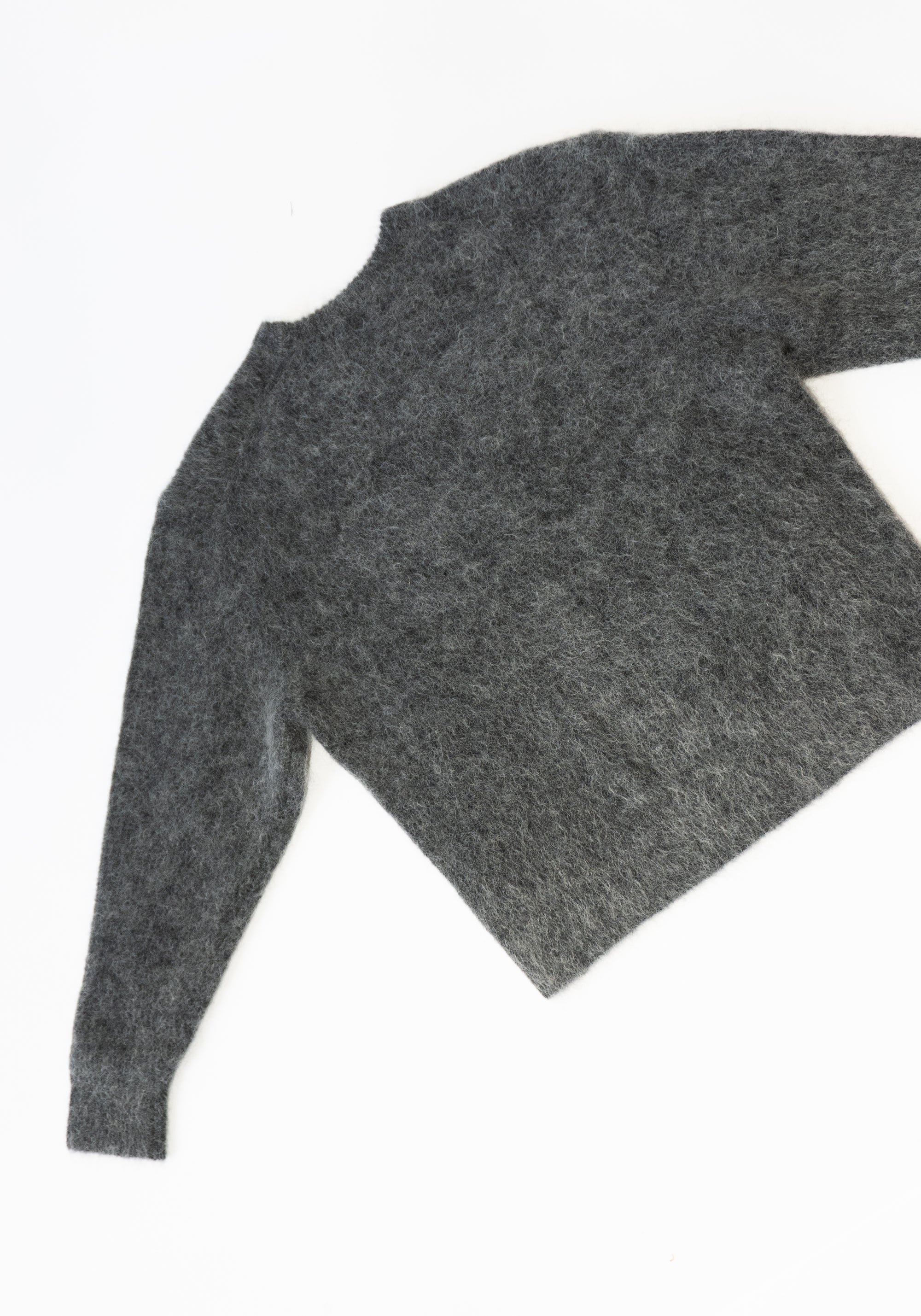 Mohair Pullover in Charcoal