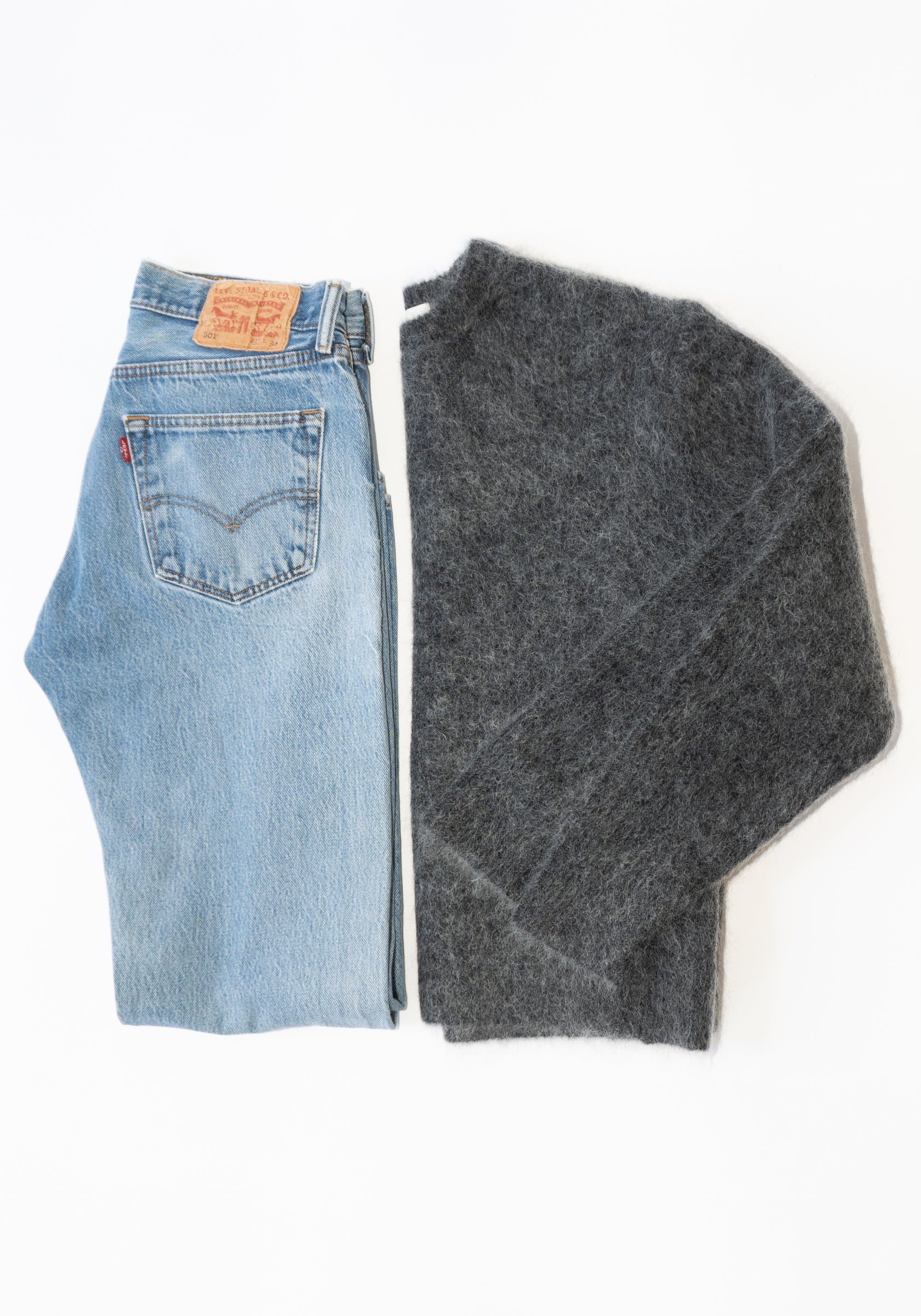 Mohair Pullover in Charcoal