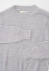 Shaggy Pullover in Lilac Grey