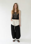 Sayaka Davis Crochet Camisole in Black