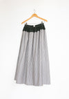 Realm Skirt in File Stripe