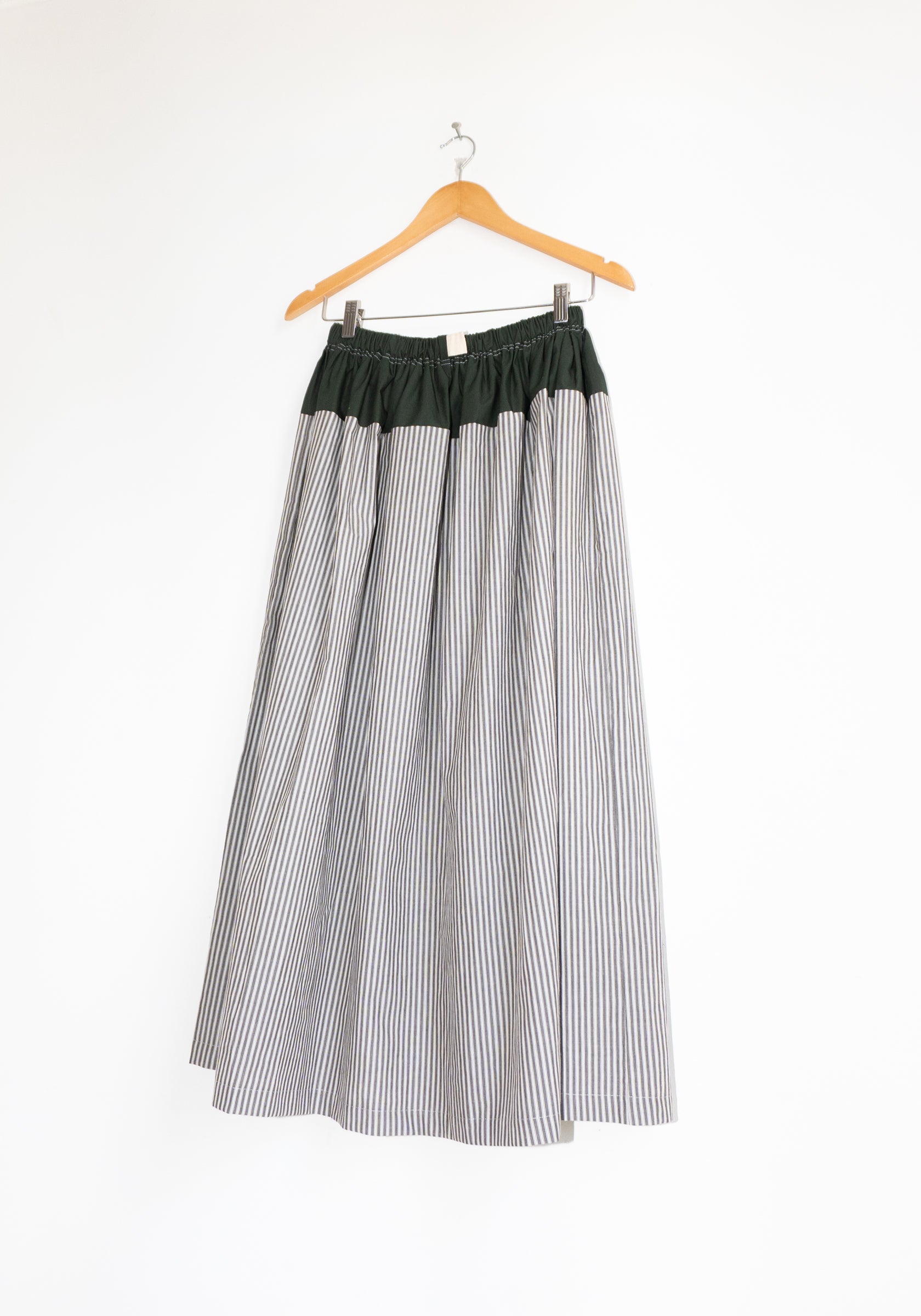 Realm Skirt in File Stripe