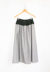 Realm Skirt in File Stripe
