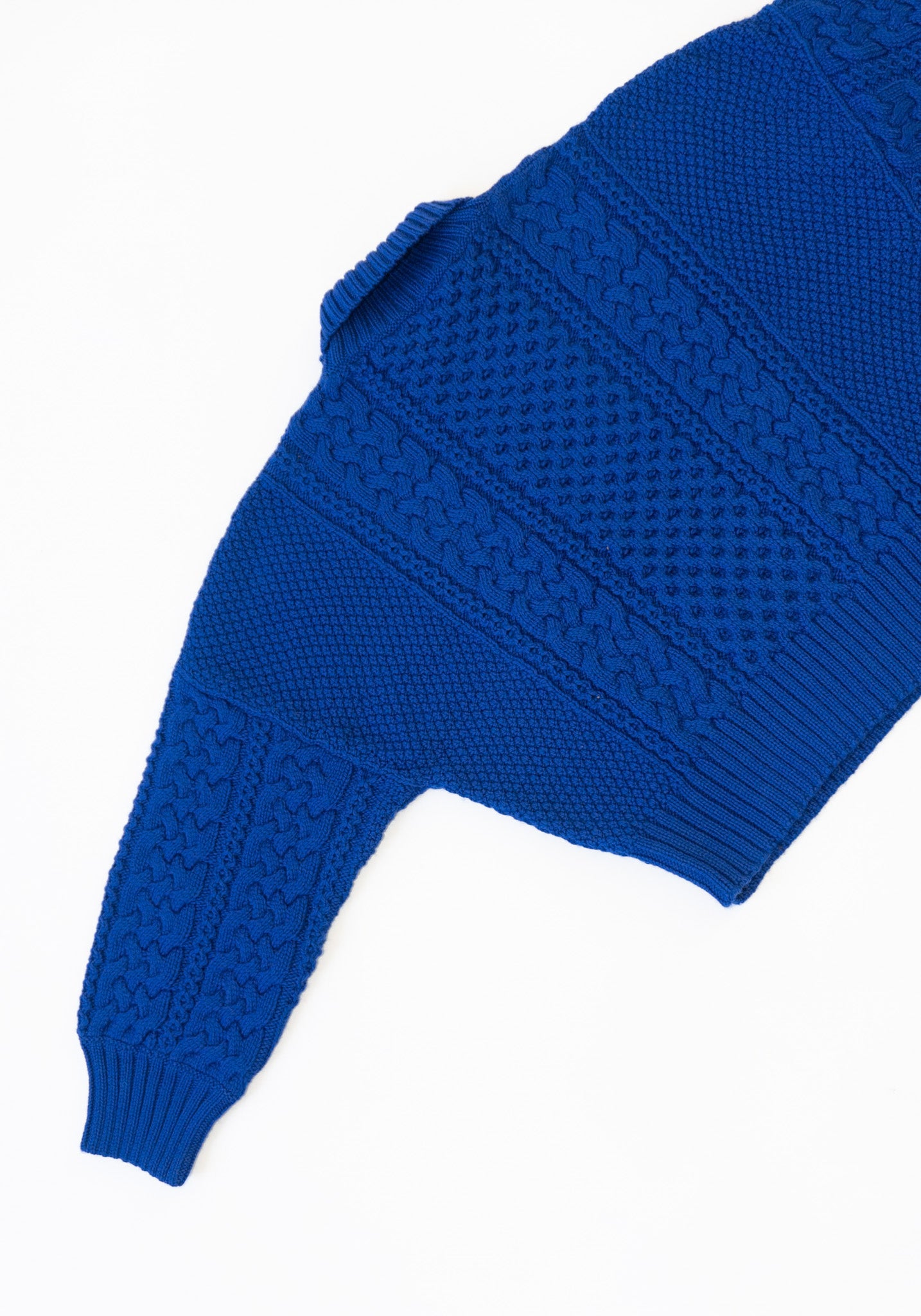 Shaina Mote Fisherman Turtleneck in Cobalt