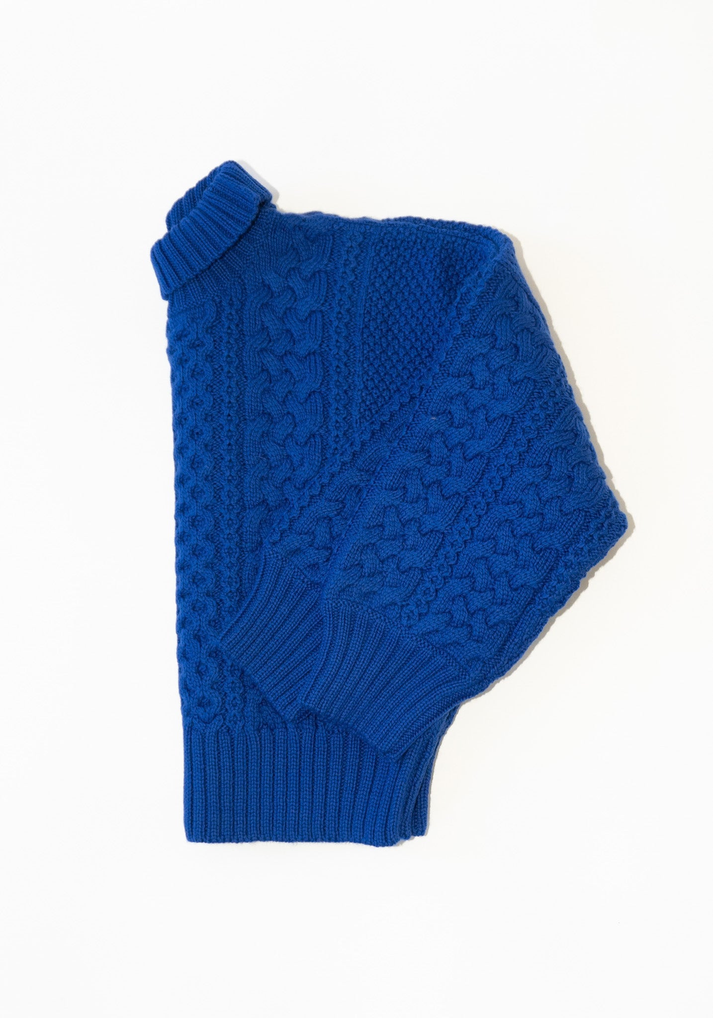 Shaina Mote Fisherman Turtleneck in Cobalt