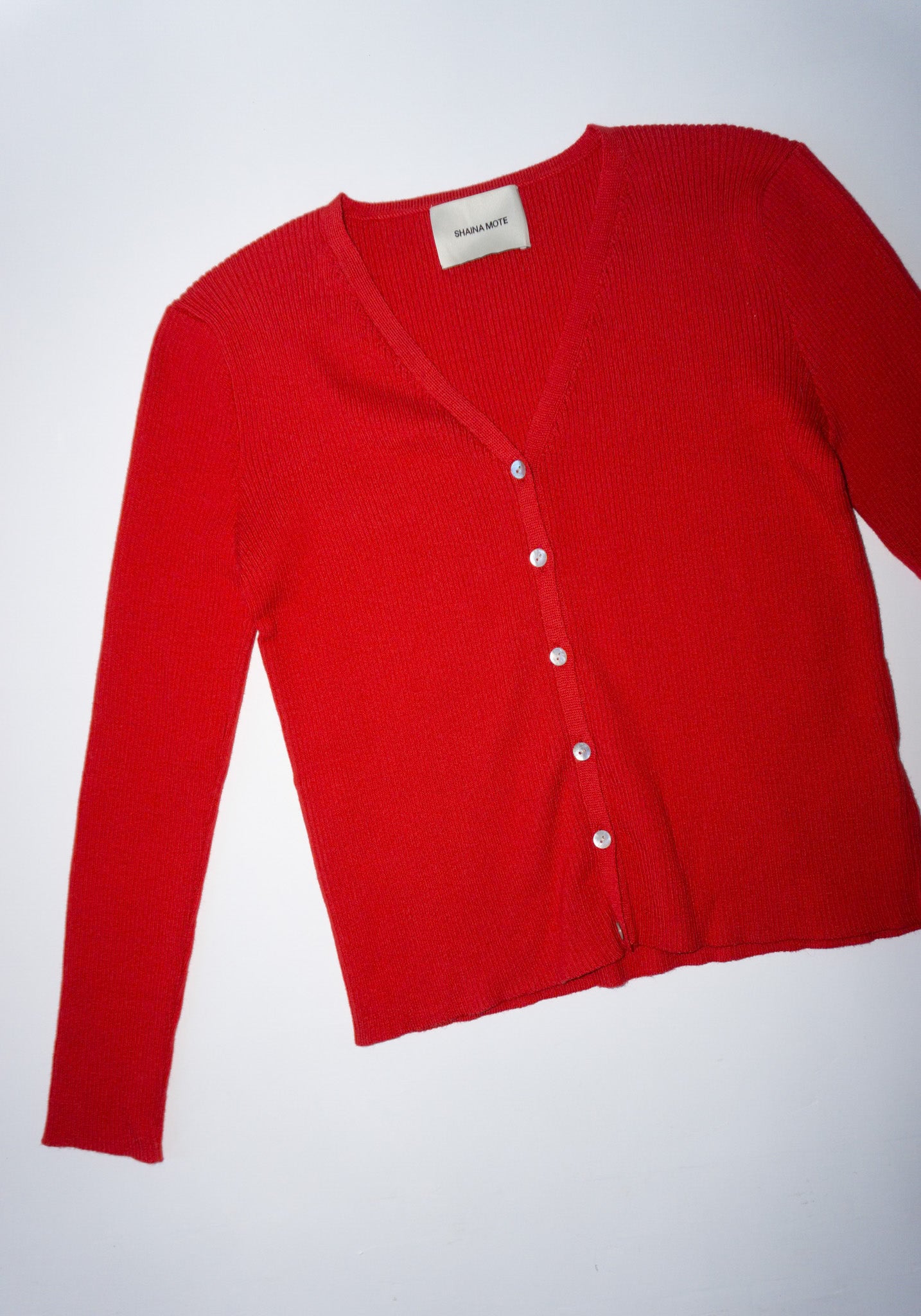 Nolita Cardigan in Vermillion