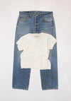 Shaina Mote Baby Tee in Chalk

