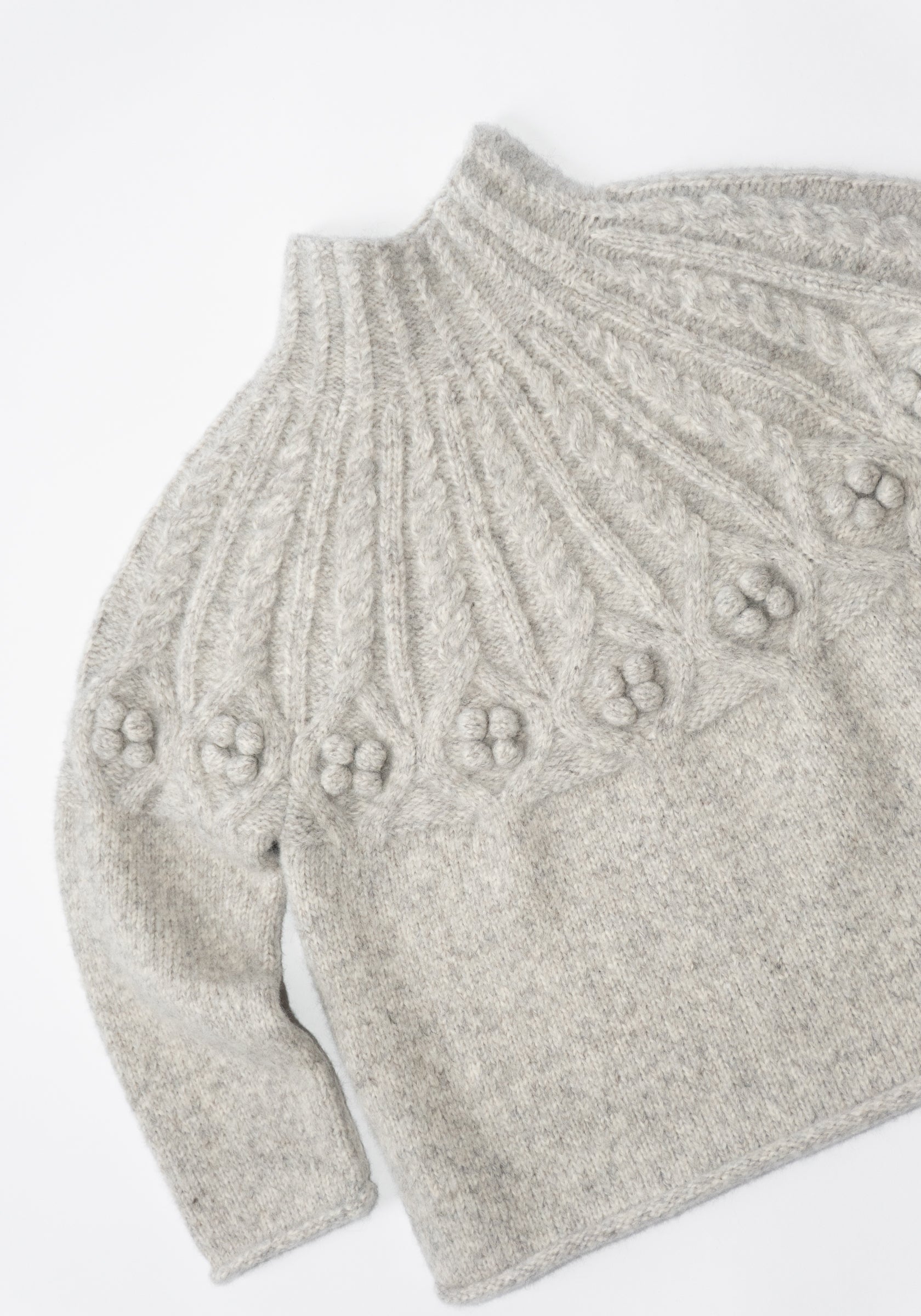 Carra Crop Sweater in Haze