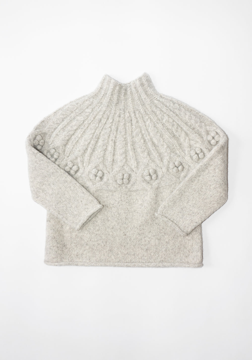 Carra Crop Sweater in Haze
