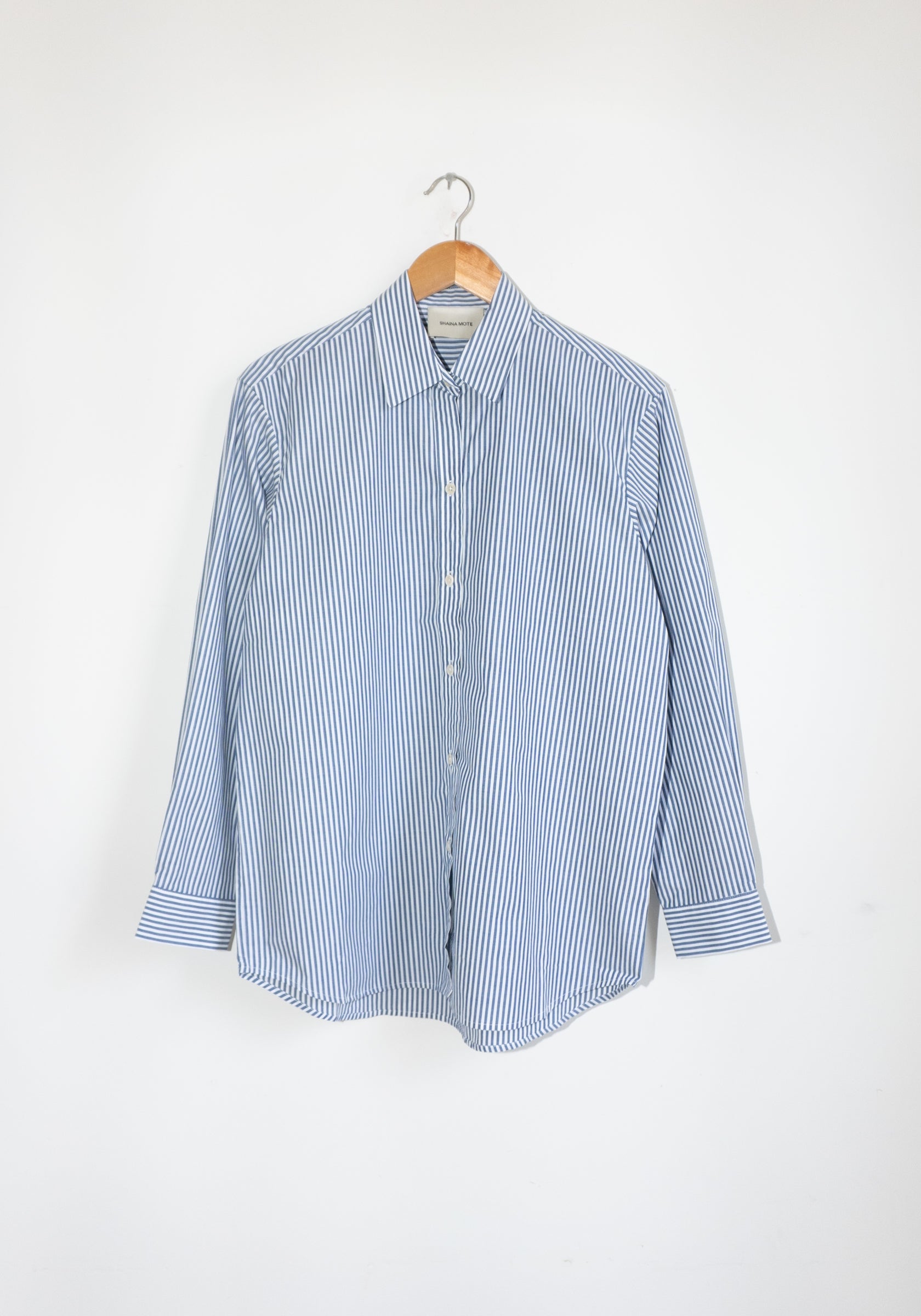 Classic Button Down in Blue Stripe