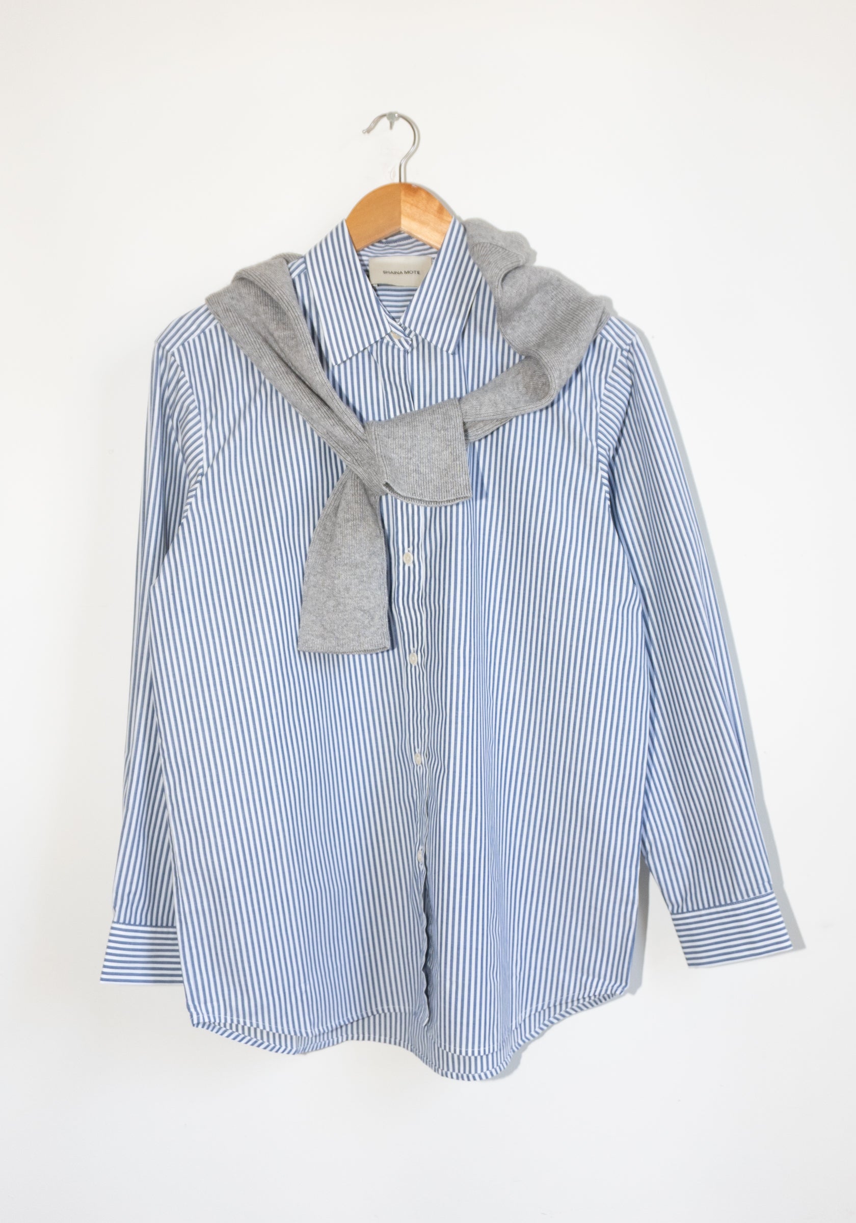 Classic Button Down in Blue Stripe