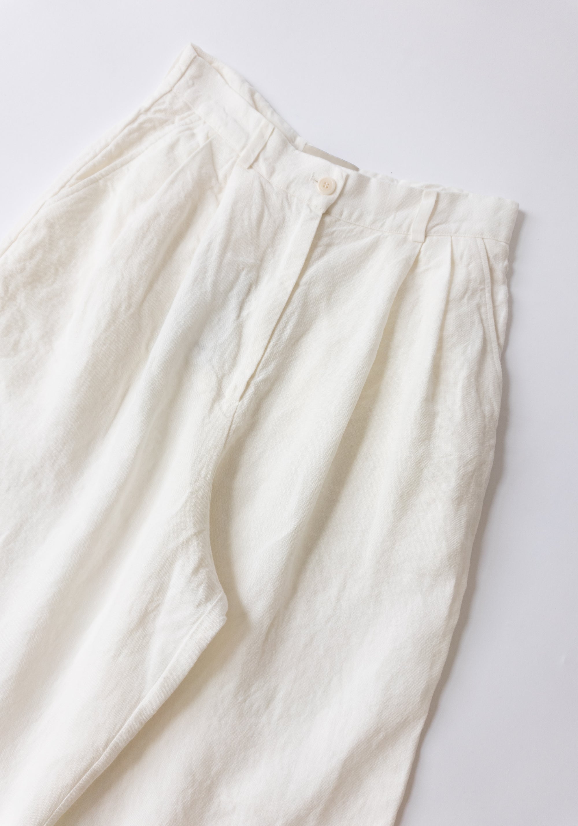 Shaina Mote Linen Boy Trouser in Salt