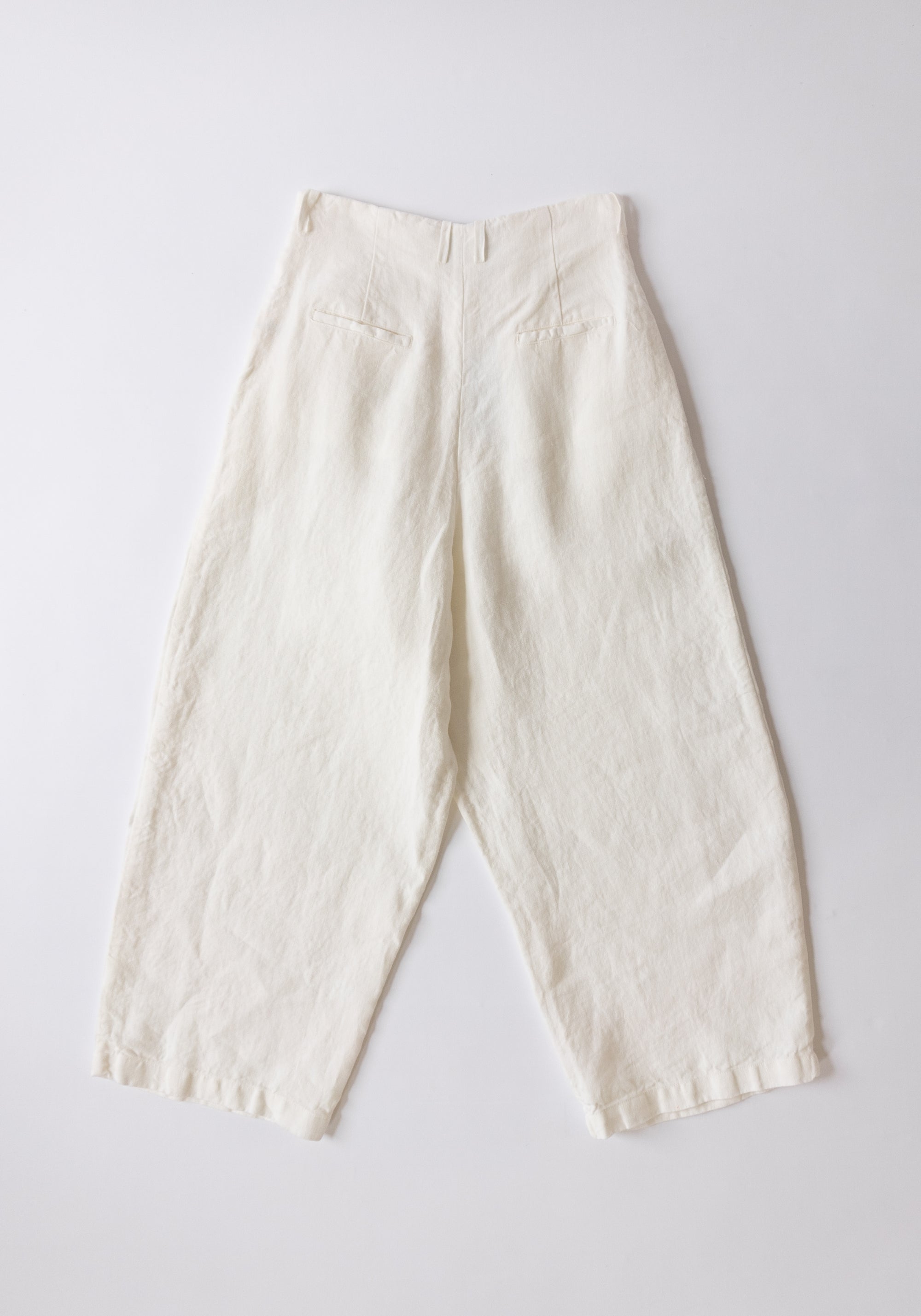 Shaina Mote Linen Boy Trouser in Salt