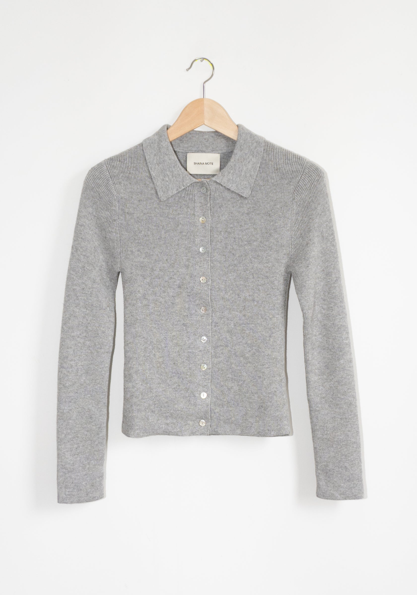 Selma Cardigan in Melange Grey